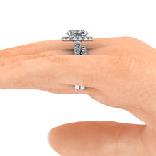 Earth Friendly Oval Forever One Moissanite Engagement Ring 4 Carats