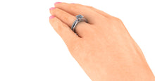 Cushion Cut Diamond Engagement Ring Bypass Engagement Ring
