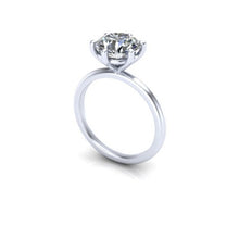 Solitaire Diamond Engagement Ring Recycled Platinum Ethical Wedding Ring