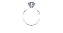 Solitaire Diamond Engagement Ring Recycled Platinum Ethical Wedding Ring