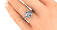 Solitaire Diamond Engagement Ring Recycled Platinum Ethical Wedding Ring