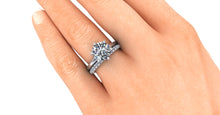 Solitaire Diamond Engagement Ring Recycled Platinum Ethical Wedding Ring