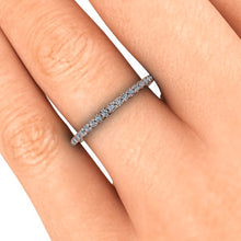 Rose Gold and Diamond Wedding Band Recycled Rose Gold Ethical Diamonds