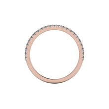 Rose Gold and Diamond Wedding Band Recycled Rose Gold Ethical Diamonds