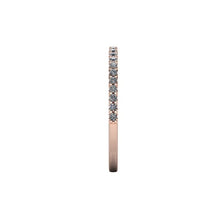 Rose Gold and Diamond Wedding Band Recycled Rose Gold Ethical Diamonds