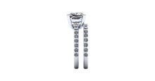 Moissanite Engagement Ring, Cushion Cut Moissanite