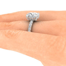 2 Carat Oval Lab Grown Diamond Engagement