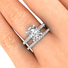 2 Carat Oval Lab Grown Diamond Engagement