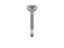 Elongated Cushion Cut Moissanite Engagement Ring