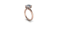 Emerald Cut Hidden Halo Engagement Ring Emerald Cut Diamond Ring