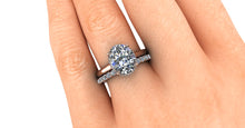 Emerald Cut Hidden Halo Engagement Ring Emerald Cut Diamond Ring