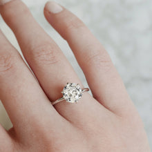 Solitaire Diamond Engagement Ring Recycled Platinum Ethical Wedding Ring