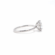 Solitaire Diamond Engagement Ring Recycled Platinum Ethical Wedding Ring