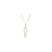 Diamond Pendant Necklace Angel Wing 14K White Gold and Diamonds Gift for Mom Wife Daughter