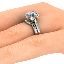 Moissanite Engagement Ring