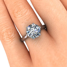 Moissanite Engagement Ring