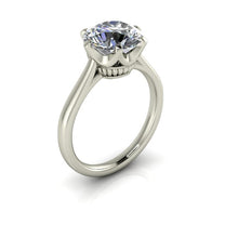 Moissanite Engagement Ring