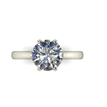 Moissanite Engagement Ring