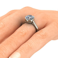 Moissanite Engagement Ring
