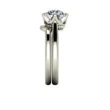 Moissanite Engagement Ring