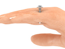 Halo Style Moissanite Engagement Ring, Recycled Gold, Ethical Diamonds
