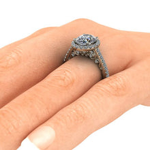 Oval Forever One Moissanite Engagment Recycled White Gold Ethical Diamonds