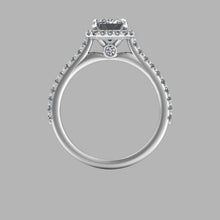 Emerald Cut Moissanite Engagement Ring, 2.80 Carats Forever One