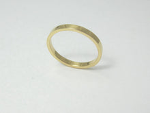 Skinny Gold Wedding Band 14K Yellow Gold Recycled Gold Eco Friendly