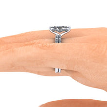 Marquise Shape Charles & Colvard Moissanite Engagement Ring