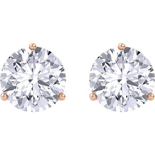 Moissanite Stud Earrings Martini Setting Stud Earrings