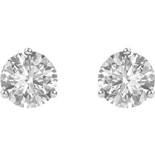 Moissanite Stud Earrings Martini Setting Stud Earrings