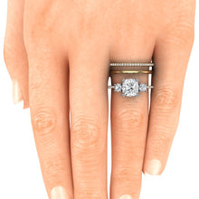 Ethical Diamond Trilogy Engagement Ring