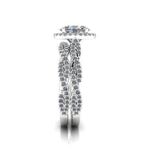 Oval Moissanite Engagement Ring, 8x6 mm Forever One