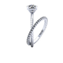 Diamond Rolling Rings Engagement Ring