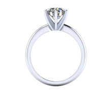 Classic Tiffany Style Solitaire Engagement Ring