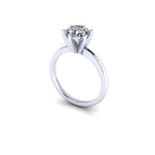 Classic Tiffany Style Solitaire Engagement Ring