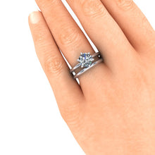 Classic Tiffany Style Solitaire Engagement Ring