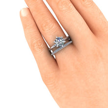 Classic Tiffany Style Solitaire Engagement Ring