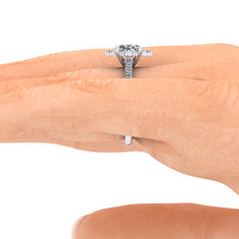 Oval Diamond Engagement Ring Recycled Gold or Platinum