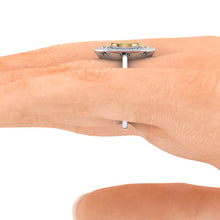 Paraiba Tourmaline Engagement Ring Vintage Inspired