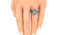 Vintage Inspired Diamond Engagement Ring