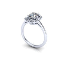 Vintage Inspired Diamond Engagement Ring
