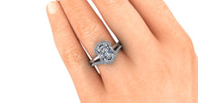 Vintage Inspired Diamond Engagement Ring